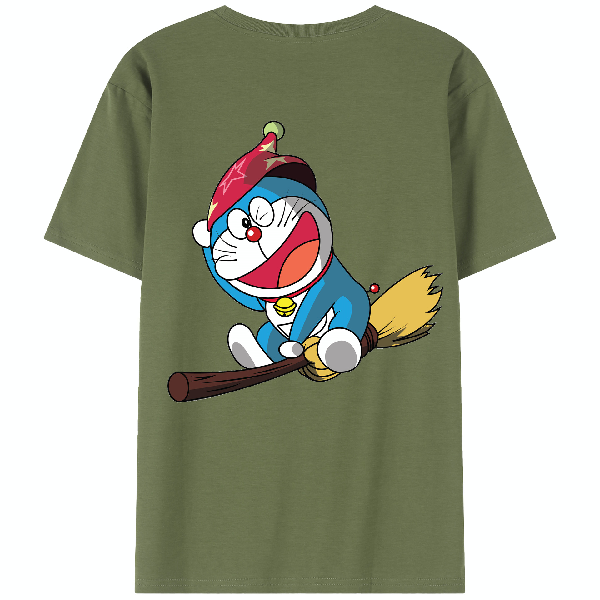 （画像用） ドラえもん Doraemon 綿100％半袖Tシャツ（背面プリント）